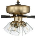 thumbnail image 2 of P104SB5-52BWNFB Craftmade Lighting Pro Plus 104 Series - 52 Inch 5 Blade Ceiling Fan with Light Kit, 2 of 9
