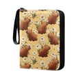thumbnail image 4 of ALAZA Daisy Brown Capybara Trading Card Binder 4 Pocket Cards Collection Album 400 Folder Holder, 4 of 6