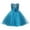 Blue, variant on Children's Sequined Sleeveless Chiffon Dress Performance Dress Princess Dress Skirt