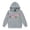Grey, variant on Girls Cartoon Print Hoodie Sweatshirt with Drawstring Pocket Long Sleeve Crewneck Casual School Season Outerwear