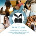 thumbnail image 3 of Back Posture Corrector Brace for Women breathable Back Posture Correction back support belt Adjustable shoulder for students kid FWZ, 3 of 7