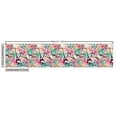 thumbnail image 2 of Paris Fabric by the Yard, Complex French Elements on Floral Rose Checkered Hearts Romance Love Theme, Decorative Upholstery Fabric for Chairs & Home Accents, 1 Yard, Pale Green Sea Green by Ambesonne, 2 of 4