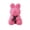 Pink, variant on Large Rose Bear,9 In Rose Teddy Bear,Handmade Fully Assembled Artificial Flower Roses,Gift for Mom,Women,Christmas,Valentines Day, Birthday, Anniversary,Clear Gift Box