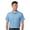 Carolina Blue, variant on AllPro Men's Polo Shirts Short Sleeve Collar T-Shirt 100% Polyester Dry Fit Performance Polo (Neon Orange , XL)