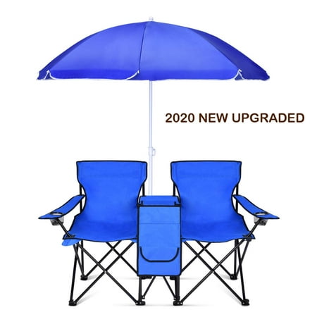 Beach Chair With Canopy Folding Camping Chairs With Umbrella And
