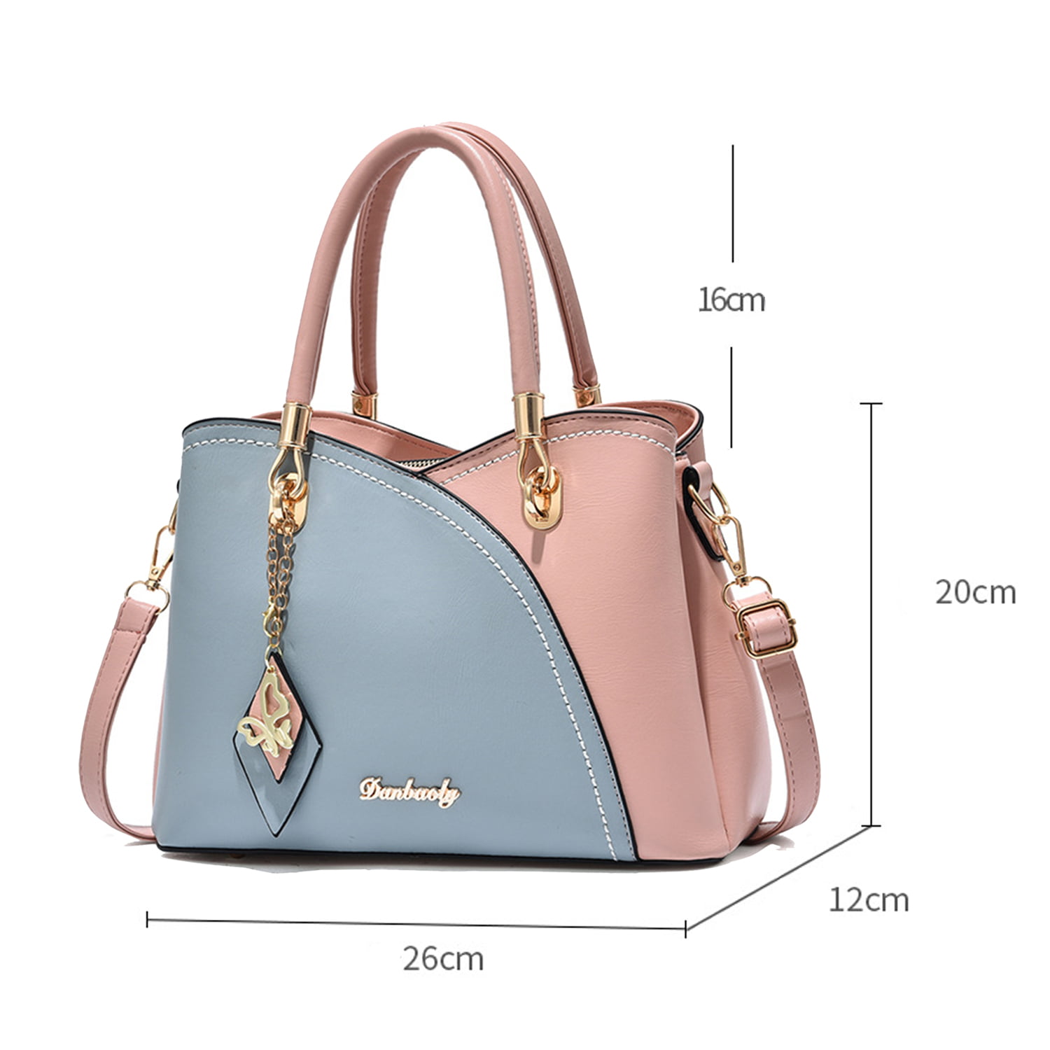 Genuine Leather Shoulder Bag Small Crossbody Handbags for Women Ladies Purse,brown，G36243  - Walmart.com