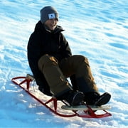 Flexible Flyer 1048 Metal Runner Steel & Wood Snow Slider Sled, 48 inch