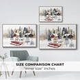 thumbnail image 5 of Christmas Chalet Collection A - Framed Gallery Wrapped Holiday Canvas - 27 x 41 - Natural Wood Frame, 5 of 9