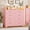 Eight-drawer cabinet (pink), variant on MemoryField 5 Drawer Dresser for Bedroom - 51” Tall Vertical Chest of Drawers with LED Light and Charging Station, for Living Room, Entryway, Hallway, White