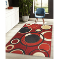 thumbnail image 3 of Chester Abstract Red & Black Area Rug  5'3" x 7'3"  (5' x 7'), 3 of 11