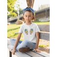 thumbnail image 2 of Flower Embroidery Hand Drawn T-Shirt Juniors -Image by Shutterstock,  Medium, 2 of 4