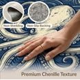thumbnail image 6 of ODIKA Vintage Faded Maritime Cephalopod Distressed Ocean Nautical Octopus Non-Slip Low Profile for Hallway, Study Room, Playroom, 6 of 7