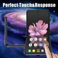 thumbnail image 4 of Sin burbujeo y cobertura total en el interior y película de protección de lente compatible en el exterior para Samsung Galaxy Z 3pcs / set Inevent EL016260-00, 4 of 5