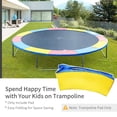 thumbnail image 4 of CoSoTower Tapis de Trampoline 14 Pieds 168 Pouces Remplacement Saut Coloré, 4 of 7