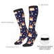 thumbnail image 4 of Balery Corgi Lying With Moons And Stars Calcetines novedosos Calcetines deportivos Calcetines hasta la rodilla Calcetines de algodón Calcetines originales y geniales, 4 of 6