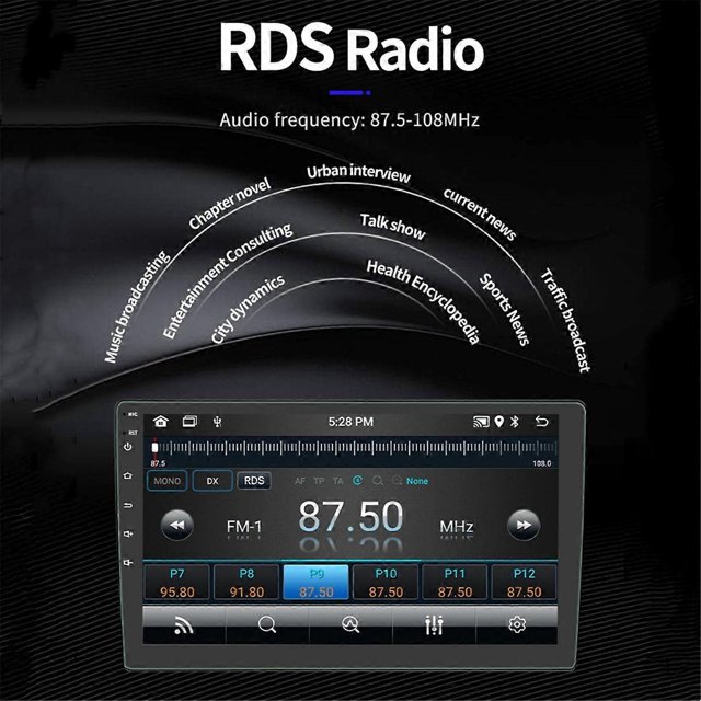 2 Din Android Car Stereo Wireless Carplay Android Auto, Car Radio