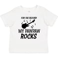 thumbnail image 3 of Inktastic For the Record My Pawpaw Rocks Boys or Girls Baby T-Shirt, 3 of 5