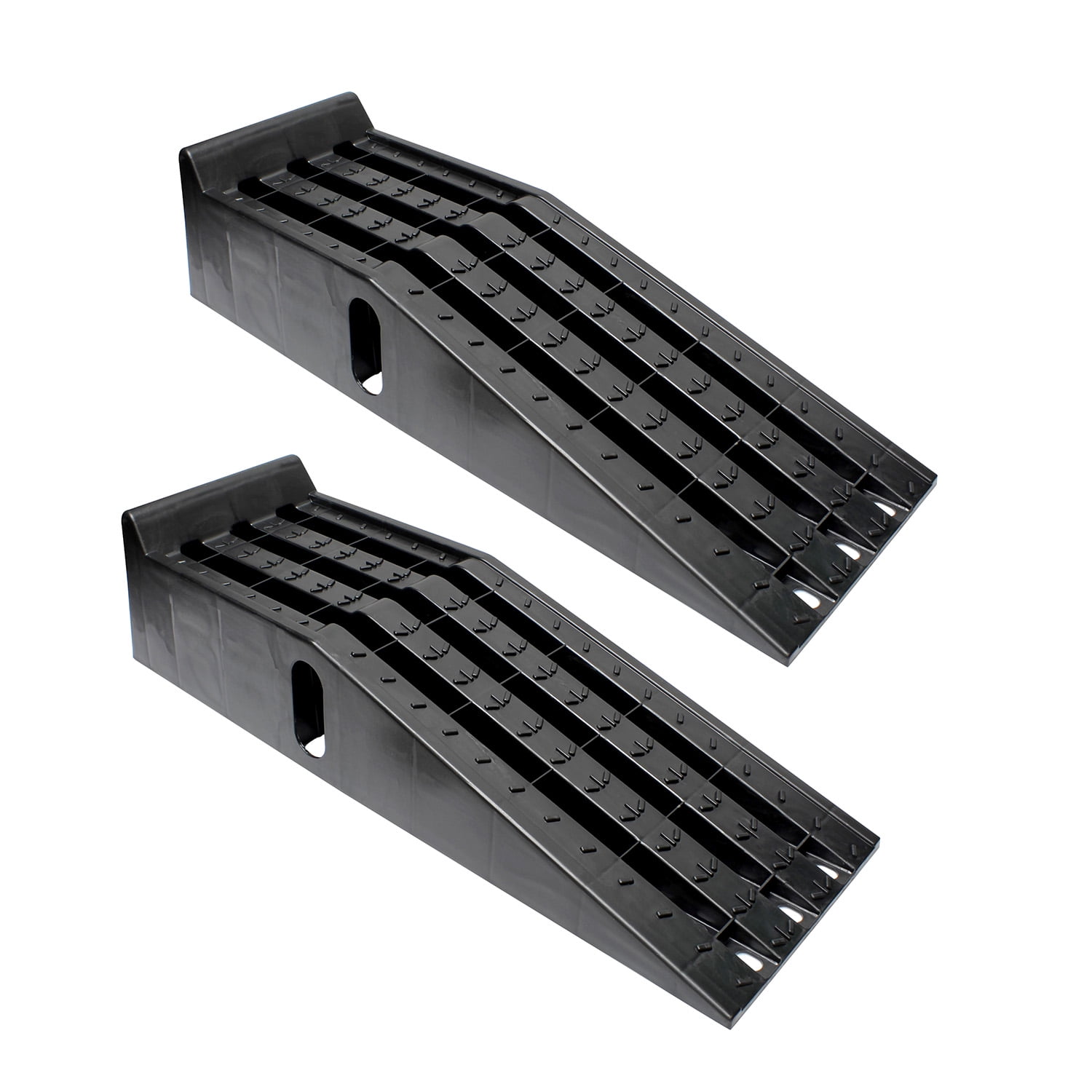 BISupply Vehicle Service Ramp Set 6.3” Inch Lift 2 Ton Truck Ramps