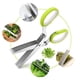 thumbnail image 5 of Wosthever Cortador de cocina de acero inoxidable con agarre cómodo para diversos usos, tijeras de cocina para verduras Cocina y Comedor verde blanco, 5 of 6