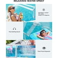 thumbnail image 7 of Pool Fountain for Above and In-Ground Pools, Adjustable Dual Spray Waterfall Sprinkler Cooler for Pool, Swimming Pool Spa Water Temperatures, High-Pressure Pool Spray Fountain, 7 of 7