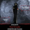 thumbnail image 4 of Haunted Hill Farm 7.3 ft Life-Size Animatronic Witch, Indoor/Outdoor Halloween Decoration, Flashing Red Eyes, Poseable, Battery-Operated, HHWITCH-8FLS, 4 of 12