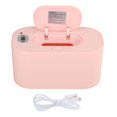 thumbnail image 4 of Portable Wipe Dispenser Box with Large Capacity for Wet Tissue Traveling Car Pink Thermostat, 4 of 8