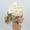 Beige, variant on VJGBEGW Fascinators Hat Tea Party Headwear Ribbons Women Flower Headband Hair Clip for Events Wedding Carnival Beige