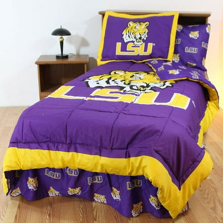 NCAA - LSU Tigers 6-Piece Comforter Set - Twin
