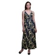 thumbnail image 1 of Bimba Robe Longue d'Été Sans Manches à Imprimé Teinture sur Nœuds Décontractée Maxi de Plage pour Femmes-TTTG, 1 of 5