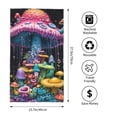 thumbnail image 2 of KLL Colorful Mushroom Ultra Absorbent & Soft Hand Towels for Bath, Hand, Face, Gym and Spa-27.5x16in, 2 of 7