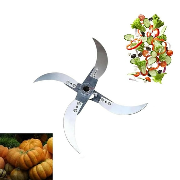 Farming Grass Shredder Blades,QZS Portable Vegetable Shredder Blade Set for Home,Household Grass Shredder Knife Blades,1Pack