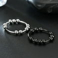 thumbnail image 6 of AOOOWER Stainless Steel Finger-Ring Fidget-Rings for Anxiety Women and Men Fidget-Band Rings Cool Stress Relieving Promise Ring, 6 of 21
