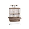 Prevue Pet Products Select Wrought Iron Play Top Parrot Cage - Coco Brown