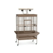 Prevue Pet Products Select Wrought Iron Play Top Parrot Cage - Coco Brown