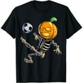 thumbnail image 1 of T-Shirt Squelette de Soccer Halloween Hommes Garçons - comme sur l'Image - m, 1 of 2