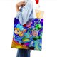 thumbnail image 4 of Kirby Star Bolso de tela con estampado de lienzo para mujer, bolsa de compras reutilizable y estética, con cremallera interior, regalo para mujer, 35 × 40 cm., 4 of 6