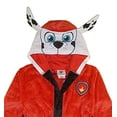 thumbnail image 2 of Paw Patrol Kid√¢¬Ä¬ôs 4 Hooded Plush Bathrobe Sleepwear, Red Marshall (Boy√¢¬Ä¬ôs), 2 of 2