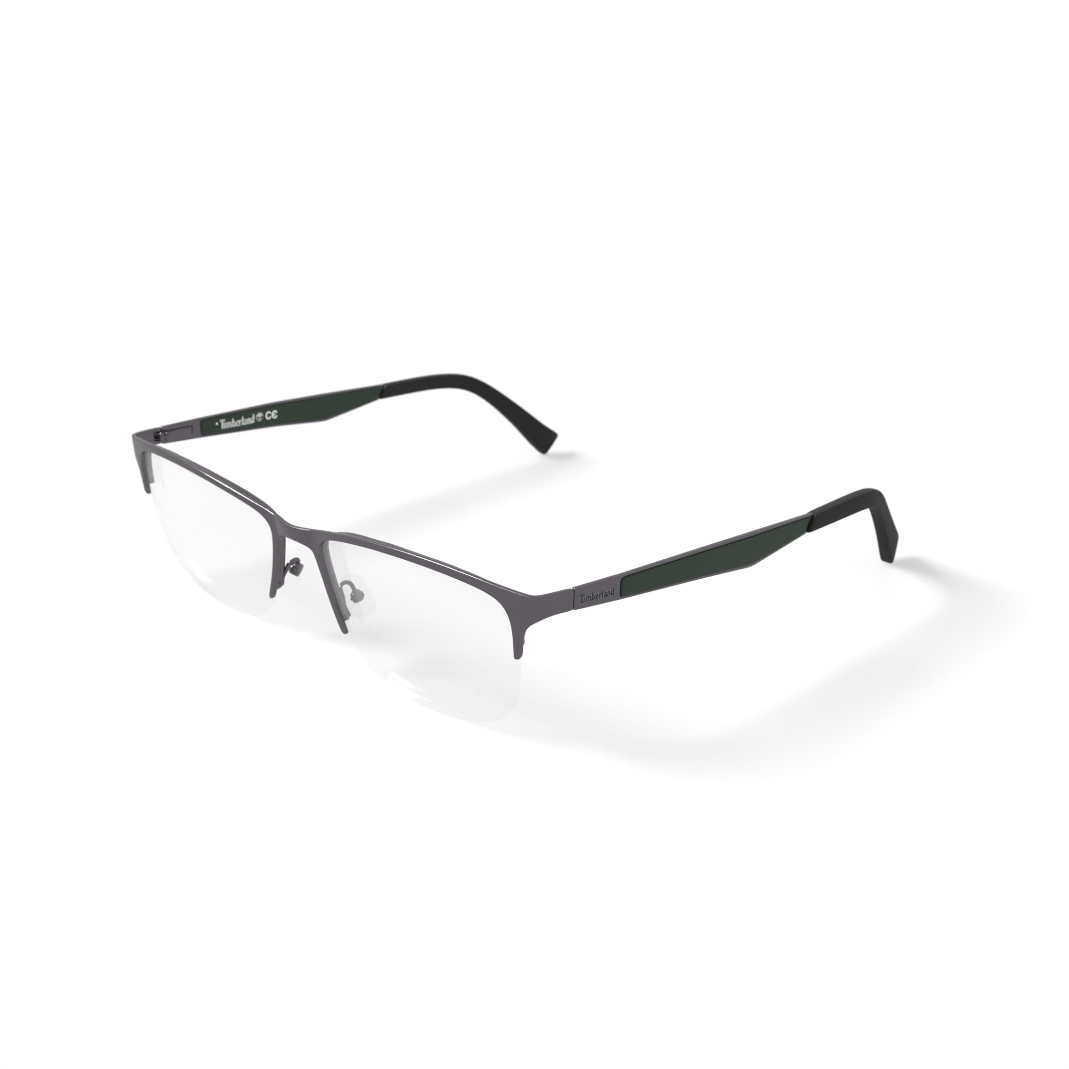 Timberland Men's TB1811-1 Rectangular Prescription Eyeglasses with Case, Gunmetal