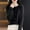 Black, variant on Cropped Cardigan Open Front Cardigan for Women Cardigans Sweaters for Women Button Front Long Sleeve Cardigan Crewneck Cardigan Knit Cardigans Beige L