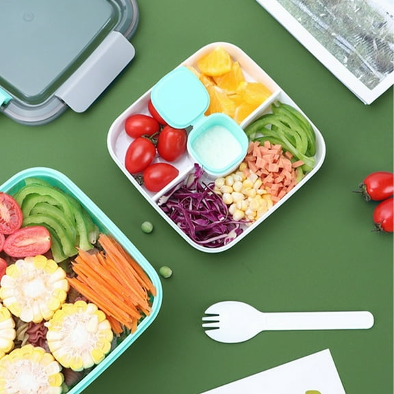 Guozer Microwavable Lunch Box 1PCS Student Lunch Box Travel Lunch Boxes Lunch Box with Lid