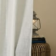 thumbnail image 4 of Cortinas Joydeco de lino filtrante de luz, 244 cm de longitud, 2 paneles, 4 of 7