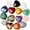colorful, variant on PPgejGEK Natural Crystal Agate Heart Shaped Stones 20mm 0.79in 30PCS Random Colors Bare No Holes for DIY Decoration Jewelry Making Meditation Pocket Stones Gift Idea
