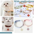 thumbnail image 5 of 16Pcs 4 Colors Flower Collar Charm Metal Enamel Pendant with Split Ring Flowers Pet Collar Charm Pendant for DIY Pet Collar Crafts Making, 5 of 6