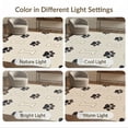 thumbnail image 7 of ODIKA 9'x12' Washable Area Rug Print Paws Bones Scattered Taupe Alfombra Para Perros Schnauzer for Great Room, Indoor Concept, Large Living Low Pile, Flatwoven, 7 of 7