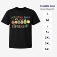 thumbnail image 4 of It's Okay To Be Different Graphic T-Shirt, Unisex Classic Fit Teacher Tee, 4 of 9
