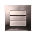 thumbnail image 2 of Stainless Steel Low Profile Louvered Dryer Vent - Exhaust Vent (4"-12") Duct Size: 6", Mount Type: Stucco, 2 of 3