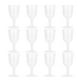 thumbnail image 1 of 12 vasos transparentes de plástico para fiestas, vasos desechables para vino, para bodas y cumpleaños., 1 of 8