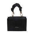 thumbnail image 2 of Bolso de mensajero plisado con asa para mujer, bolsos de hombro de color sólido de PU (negro) Tmvgtek Para estrenar, 2 of 9