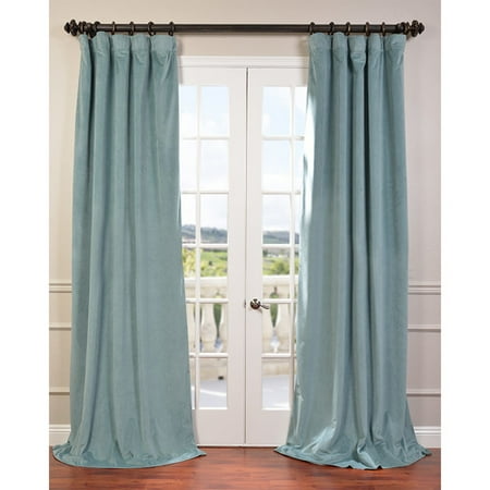 Photo 1 of Drapes Signature Velvet Blackout Curtain Panel