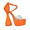 thumbnail image 3 of XY London Womens Sonia Cylindrical Strappy High Heels, 3 of 4